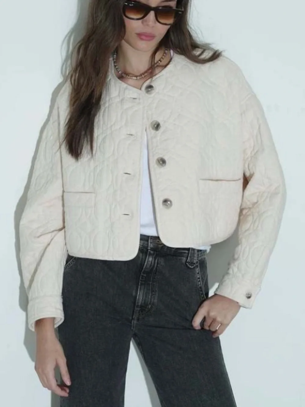 Xirena Soft Sand Paley Quilted Jacket size Medium